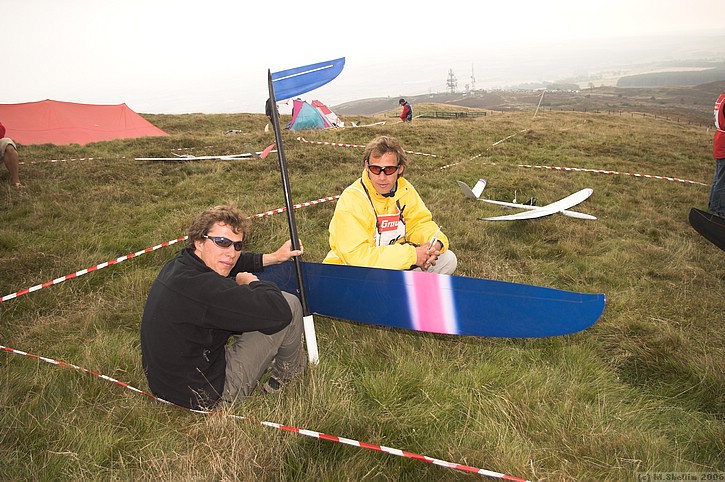Martin and Andreas. Flying new Radical design.