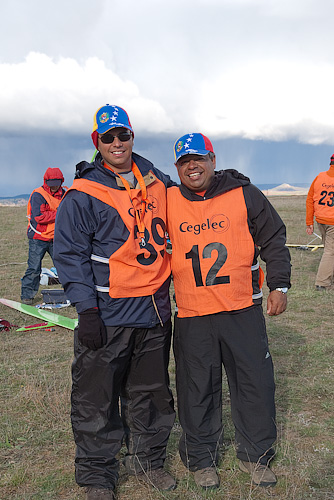 Raul Segnini Marin and Carlos Rivero from Venezuela