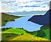 Ullswater, Cumbria. View from above.