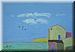 Antonino's farmhouse. Mixed media. On card