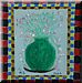 Portrait of the Green Vase. Mixed media on card.