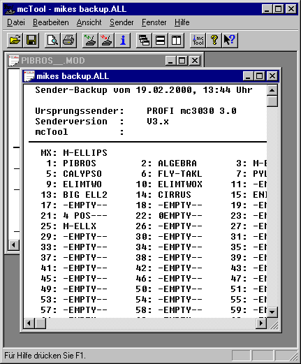mcTool screenshot