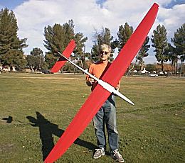 Bill Watson with gyro-equipped Emerald