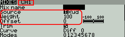 screenshot of mixer editor