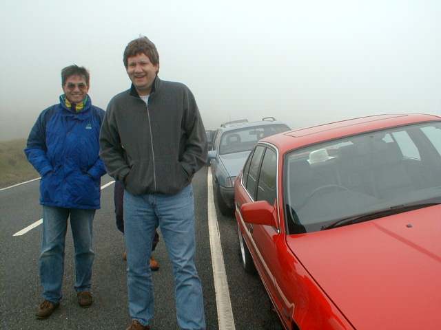Peter Burgess and John McCurdy making the most of it all