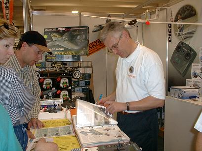 Multiplex showed off Pico and Cockpit radios, and Pico Jet e-foamie.
