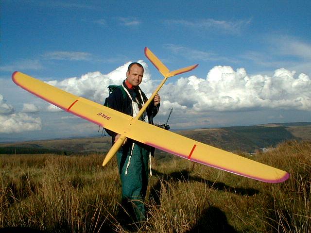 Ever cheerful Dave Wright with his Pike.