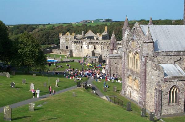 DAY 2: St David's cathedral.