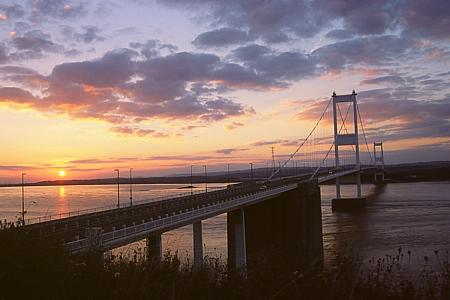 GOING HOME - the Severn Bridge.