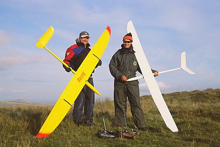 THE WELSH OPEN: Dave Wright and Paul Garnett with Sting and V-Ultra.