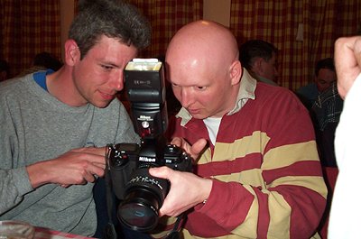 Camera's are getting heavier every year. This one required two people to lift it