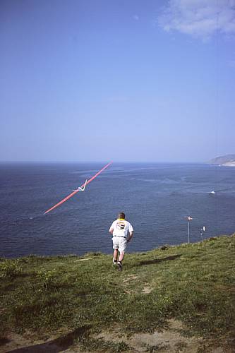 John launches for Kevin.