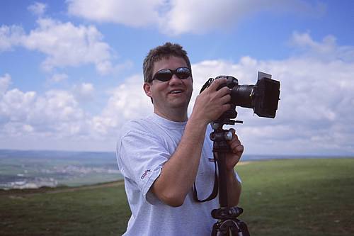 John set up the photo shoot