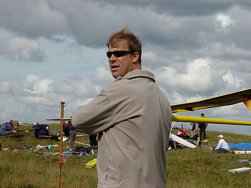 Ali Oldman on the flight line