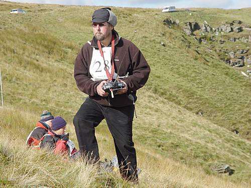 Style maestro Terry Gravener prepares to land.