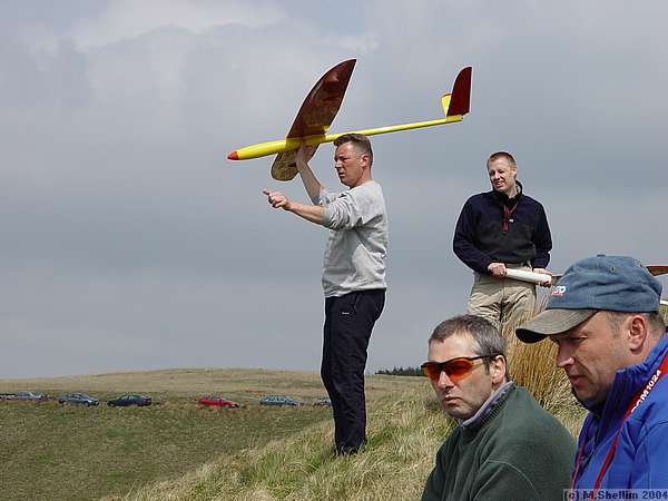 Mark Abbotts launching an Acacia.