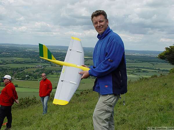 Mark Abbotts came third in EPP 60. Seen here holding Tom Noble's Gulp.