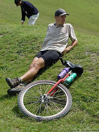 Matt Herbert climbed up the hill the hard way.