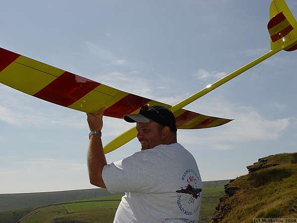 Andy launching Ian Mason's Acacia