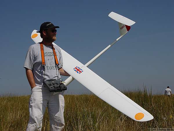 Simon with old faithful T-tail Ellipse.
