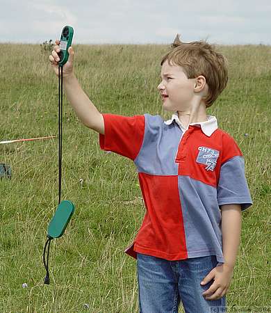 Young master Davis in charge of the wind meter