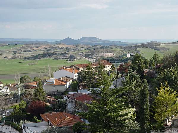 View of La Muala froim Cogolludo, where the French stayed.