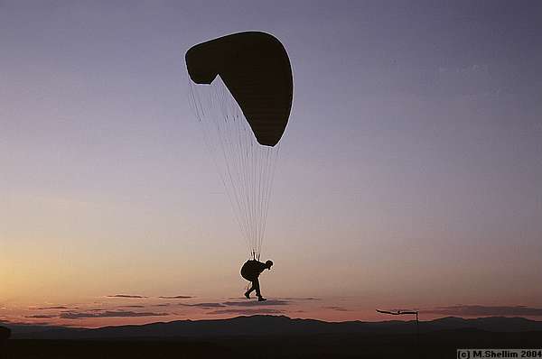 Paragliders use the hill too