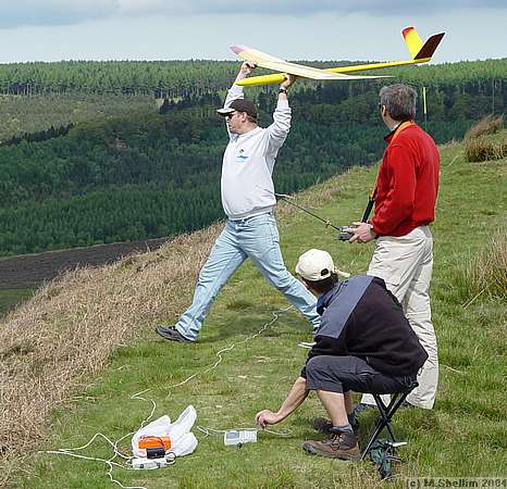 Frank Hulton launches for Mike Evans