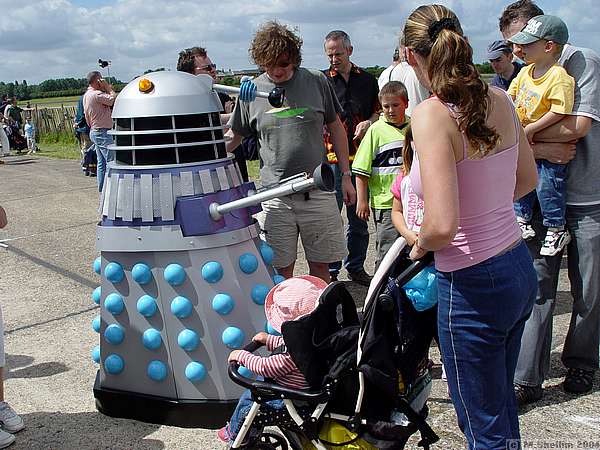 Wandering Dalek at Wings and Wheels