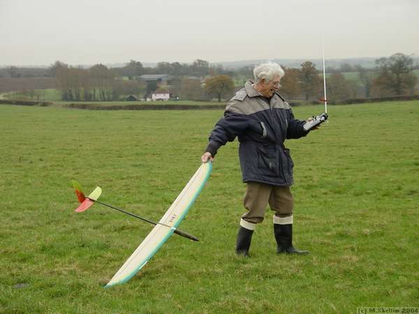 Young Arther doing his turn during the launch clinic...