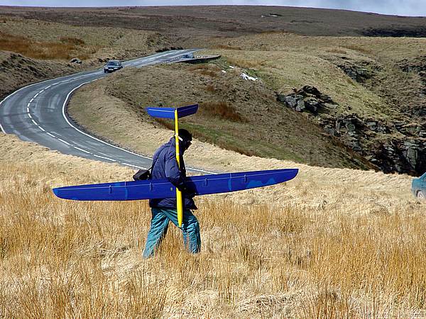 Peter Bailey returning from landing his Brio.