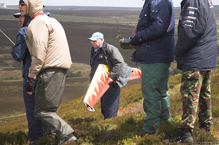 Ron Broughton bravely endured bad back pain followoing a fall.