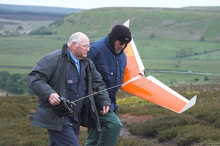 Ron and Pete Bailey. Pete is carrying Ron's Ballistic