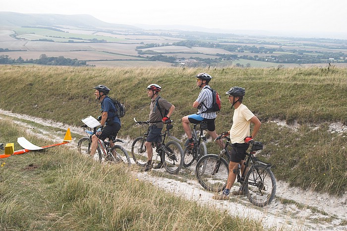 Look at that! Sussex attracted a steady stream of walkers and horses.