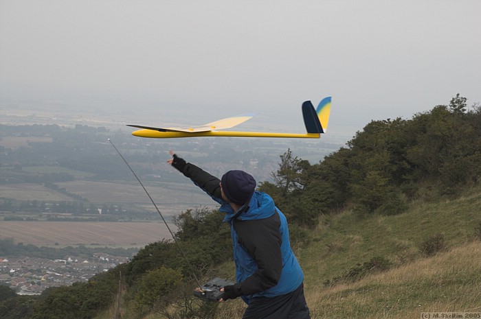 Alex McMeekin launches his Falcon.