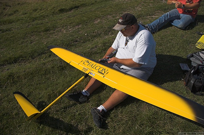 The Falcon was represented by myself, Frank Hulton, Alex McMeekin, and Andy Ellison (seen here). Flies beautifully.