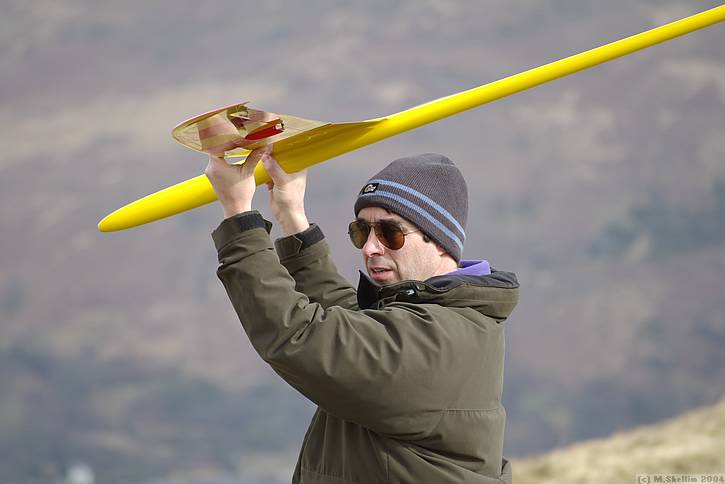 Ian Davis launching the Acacia 3 of Ian Mason. MH30 section...