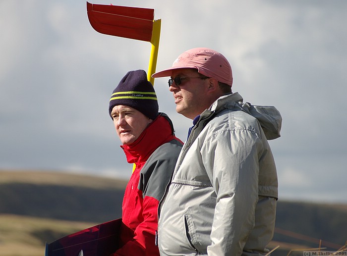 DAY 1 - Mickey's Slope. Shane Biddlecombe and Steve Clutterbuck