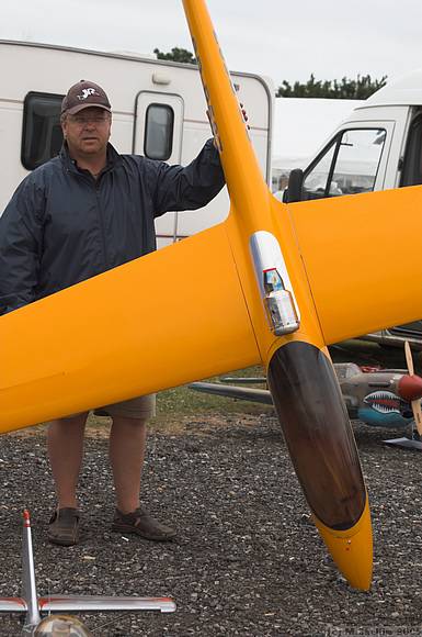 Stuart Mackay posing with Swift