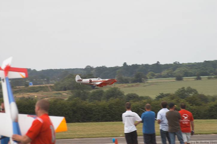 Spitfire on low pass