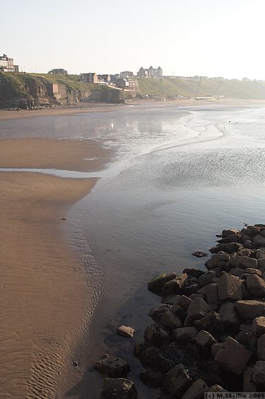 The beach during late evening