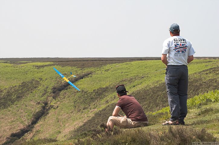 Mark Southall whips the Skorpion around Base A.