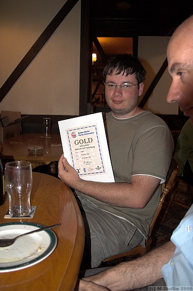 The next few photos were taken at the EPP60 prize giving and raffle at the Haywain on Sat night. Andy Ellison officiated.