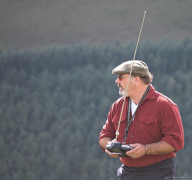 Fred willing his machine round