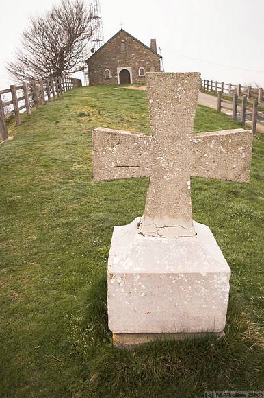 First destination reached - the chapel at the peak of La Madeleine