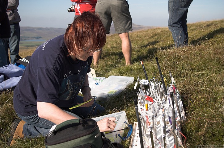 Kate Russell managing Tx control. Only the aerials were impounded, worked very well.