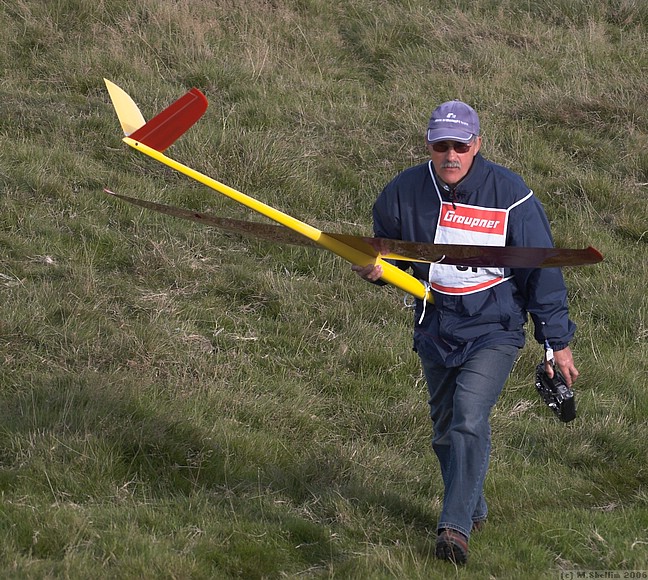 Jon Edison with his Sting. Jon's o/d timing equipment performed flawlessly throughout the comp.