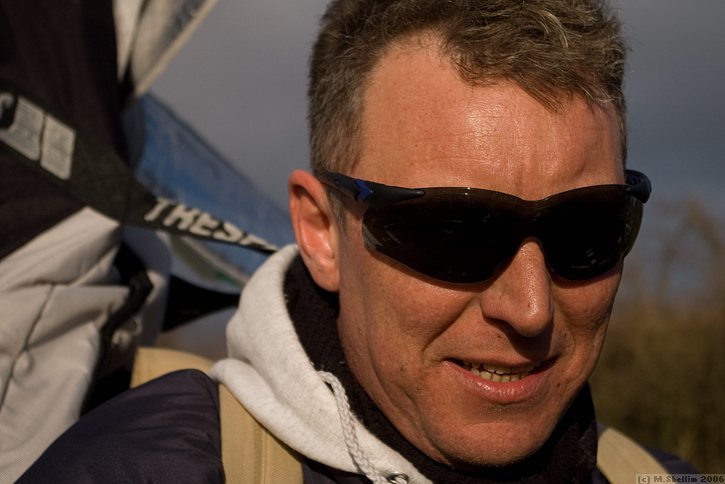 Mark Abbotts has that La Muela look. Only two weeks to go...