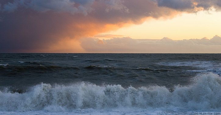 AFTER HOURSSeaford is a short drive from the Long Man and offered some spectacular seascapes in the strong wind.