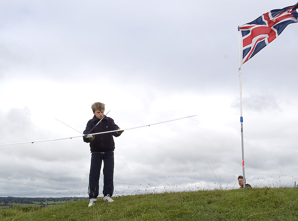 Jack Cubitt about to launch dad Joe's 'Falcon'